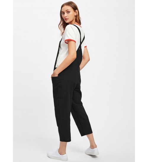 Pocket Side Overall Utility Pants