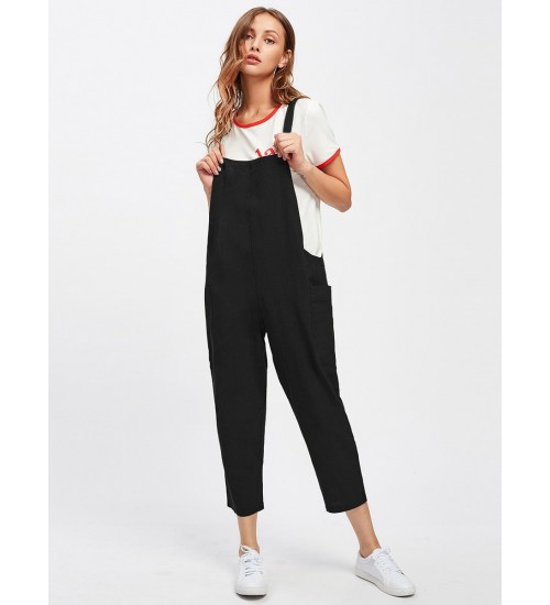 Pocket Side Overall Utility Pants