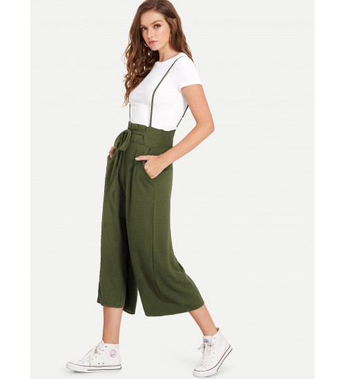 Front Pleated Back Jumpsuit