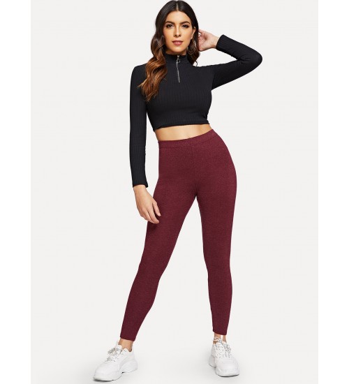 Sparkle Stretch Knit Gym Leggings