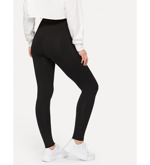 Grommet Detail Leggings