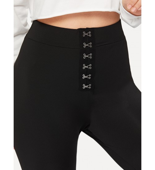 Grommet Detail Leggings