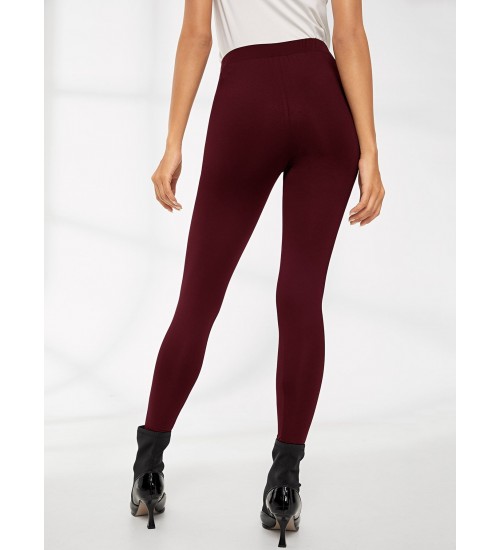 Hook and Eye Solid Leggings