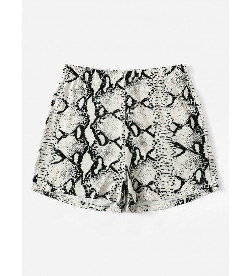 Snake Print Cycling Shorts