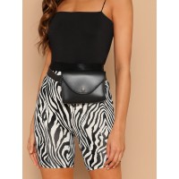 Zebra Print Cycling Shorts