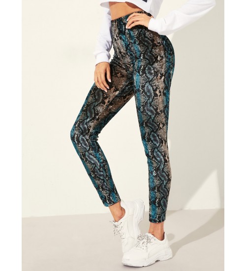 Snake Pattern Leggings