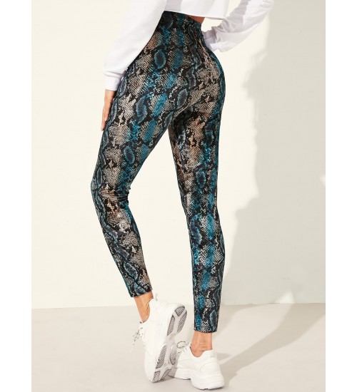 Snake Pattern Leggings