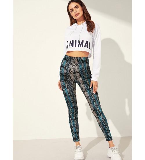 Snake Pattern Leggings