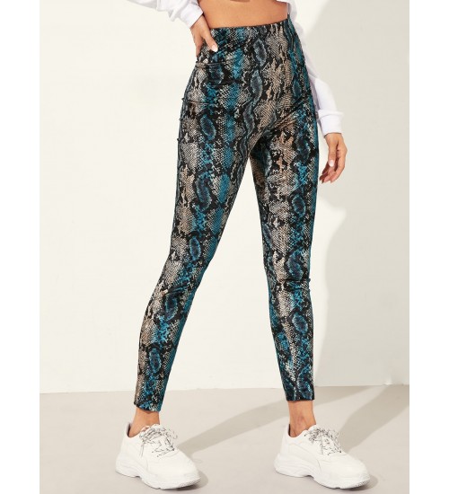 Snake Pattern Leggings